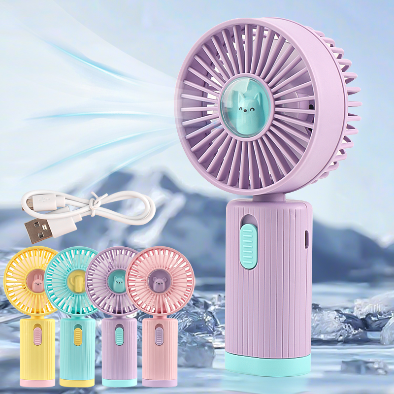 Eyelash Extension Course - Mini Ventilador de Mano USB Recargable,