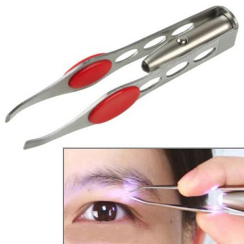 Eyelash Extension Led - Pinzas para cejas y pestañas de