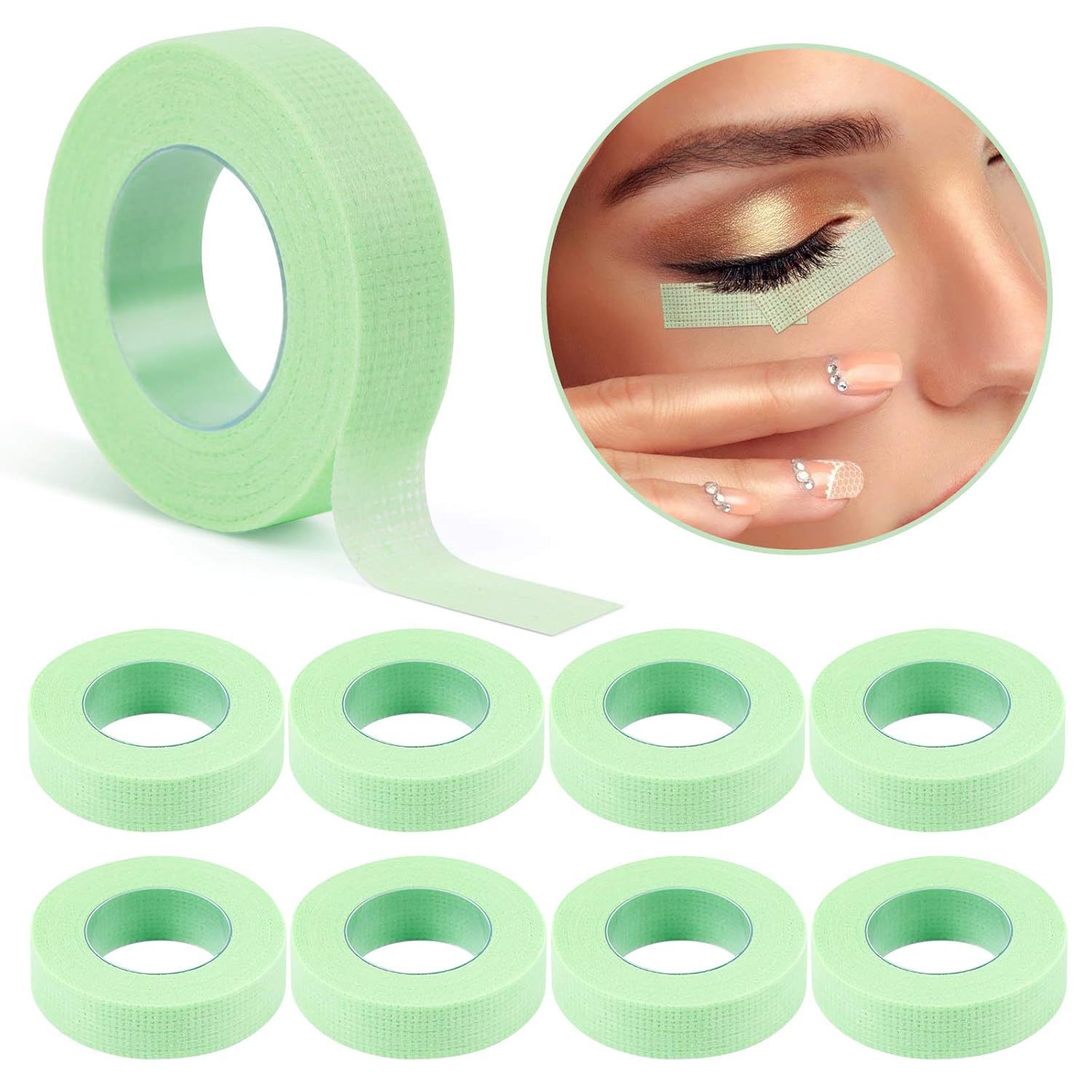 Lash Mapping Sticker - 1 rollo de cinta adhesiva de