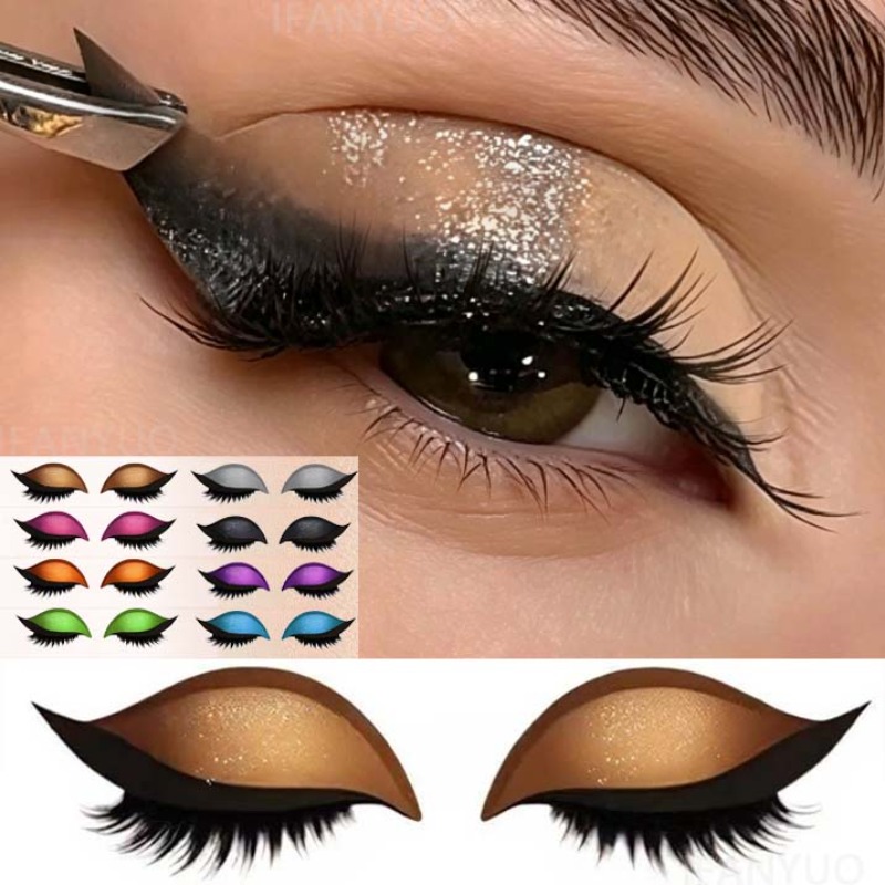 Lash Mapping Sticker - 1/2 Par de Parches Reutilizables para