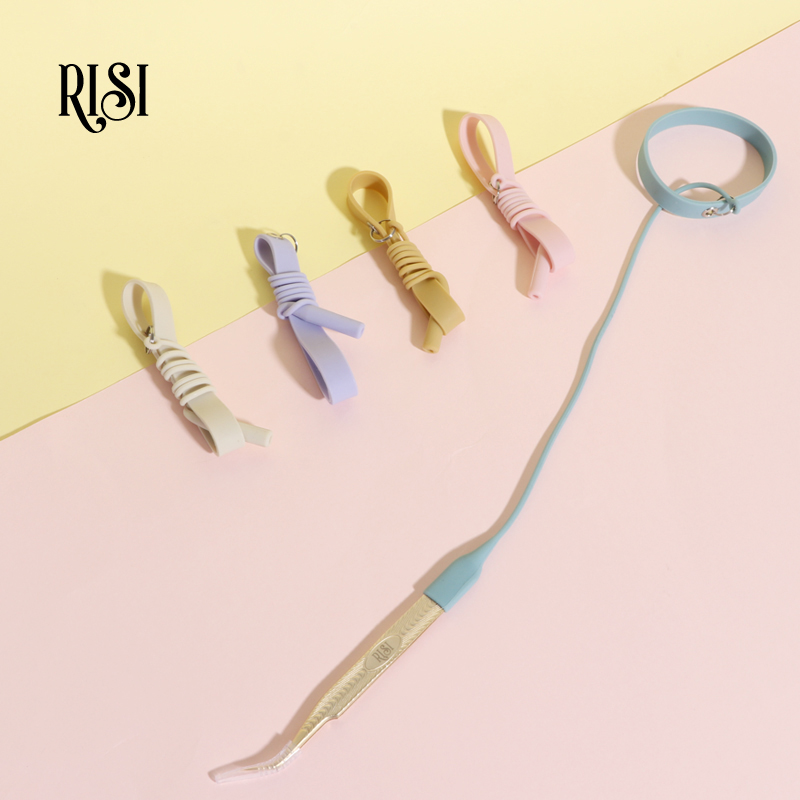 Eyelash Extension Course - RISI-Pinzas de silicona para extensión de