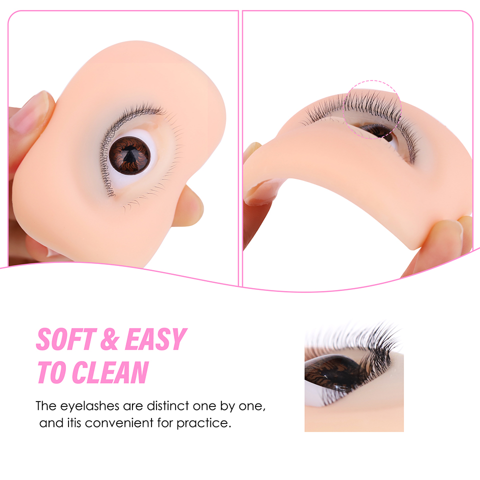 Ojos de Maniquí Reutilizables  - Eyelash Extension Course reseña y precio