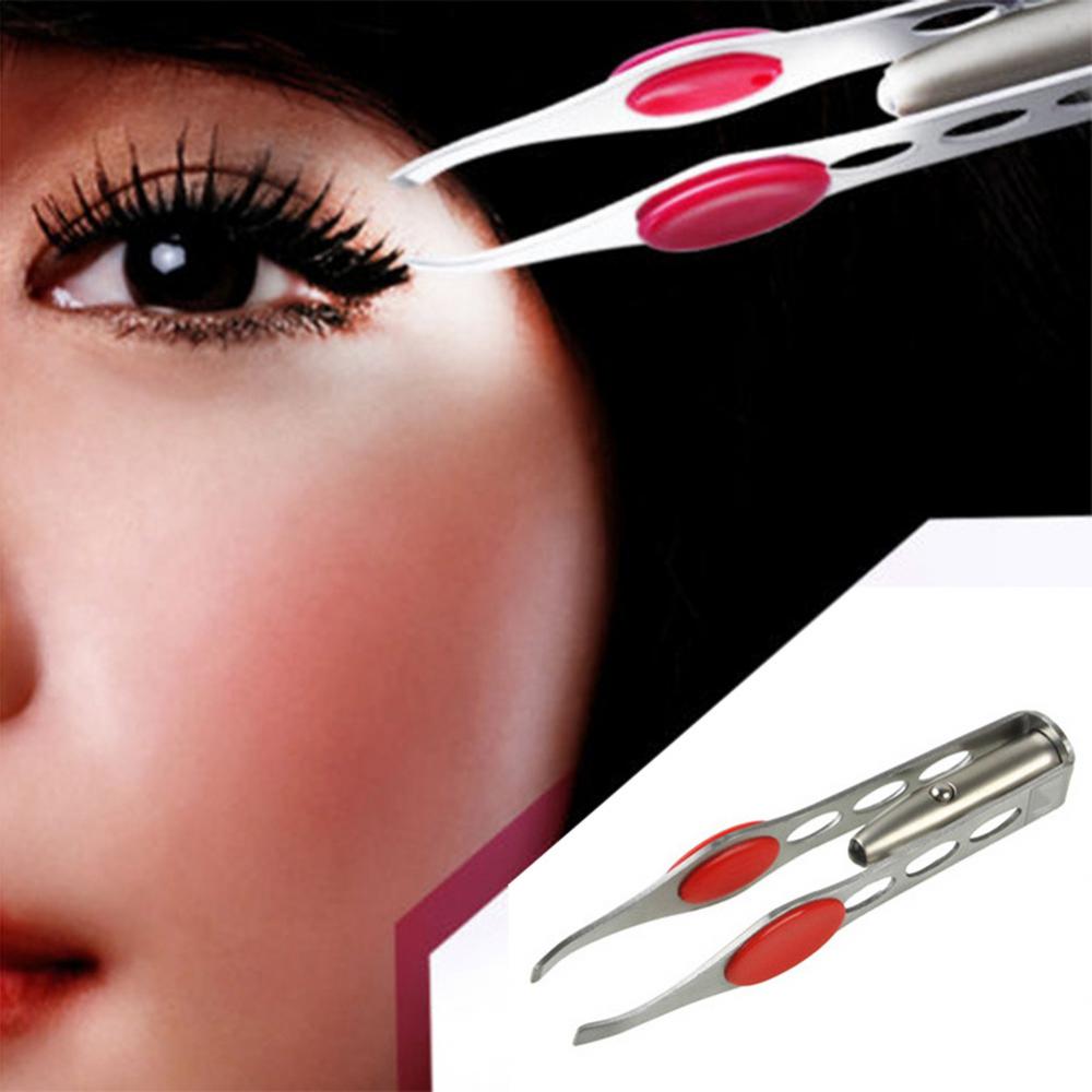 Pinzas para cejas y pestañas d - Eyelash Extension Led reseña y precio