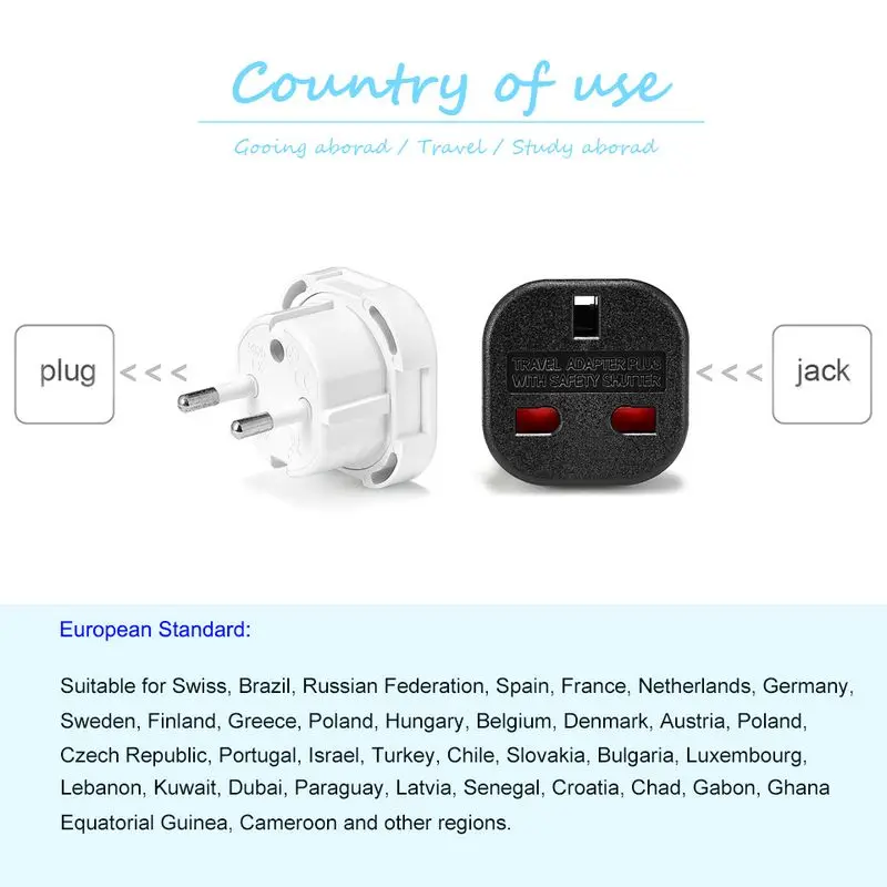 Adaptador de viaje eléctrico d - Eyelash Extension Uk reseña y precio