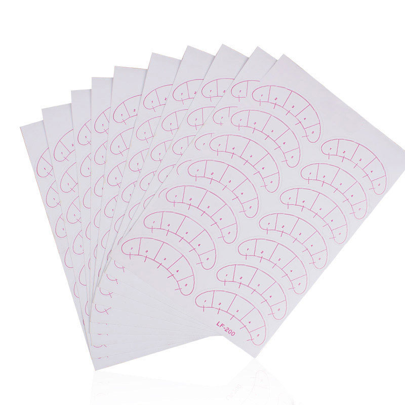Parches de papel para extensió - Lash Mapping Sticker reseña y precio