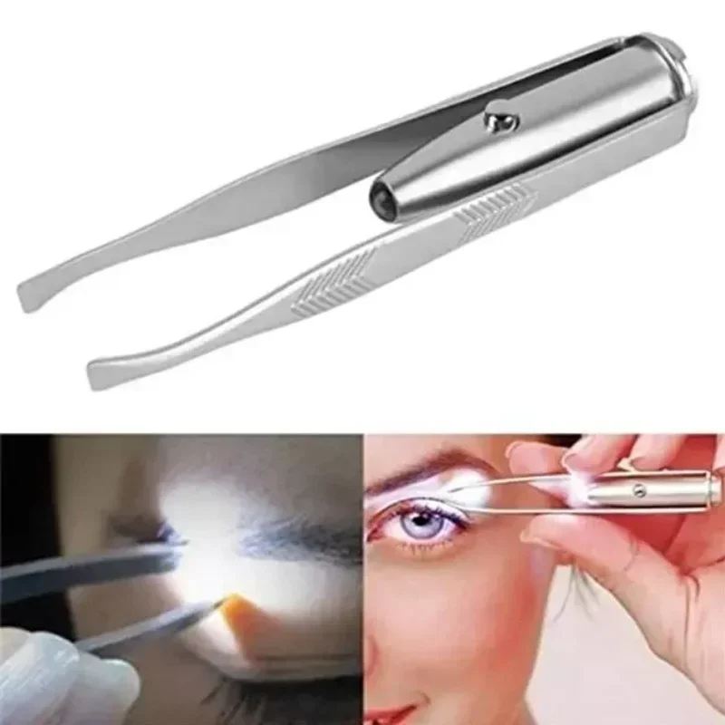 Pinzas para cejas Led de acero - Eyelash Extension Led reseña y precio