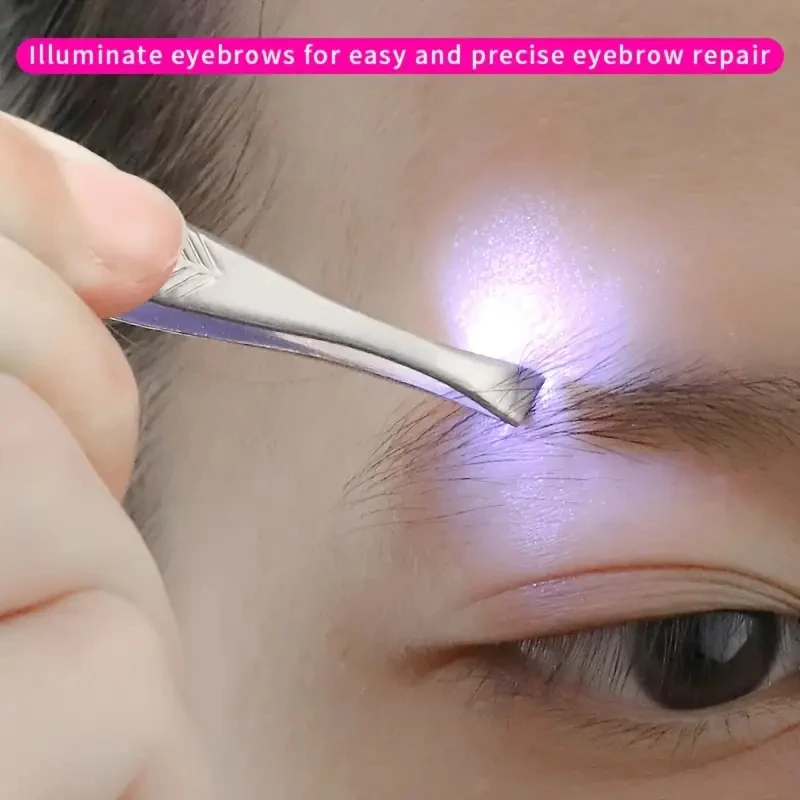 Pinzas para cejas con luz LED, - Eyelash Extension Led reseña y precio