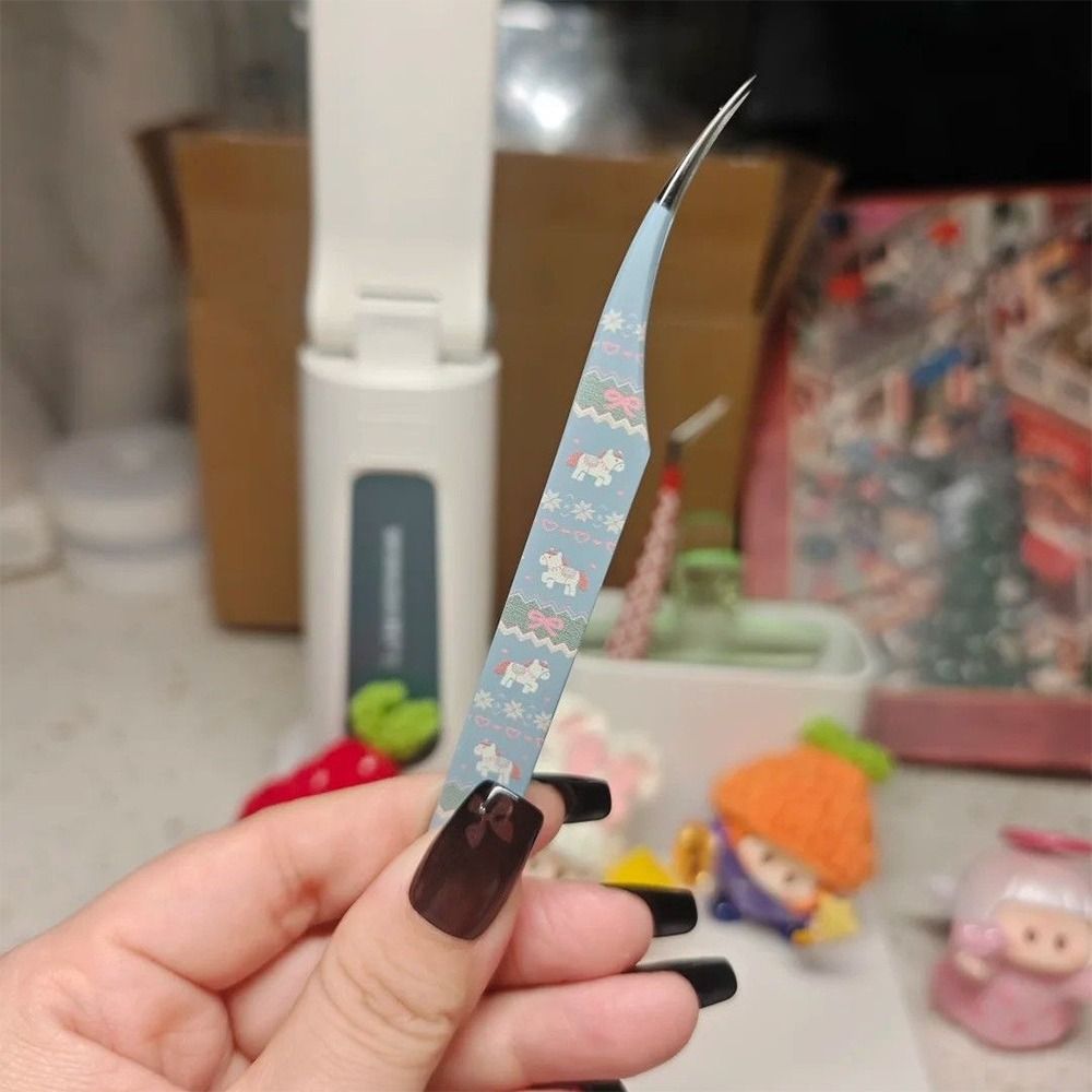 Pinzas Curvas de Acero Inoxida - Lash Mapping Sticker reseña y precio