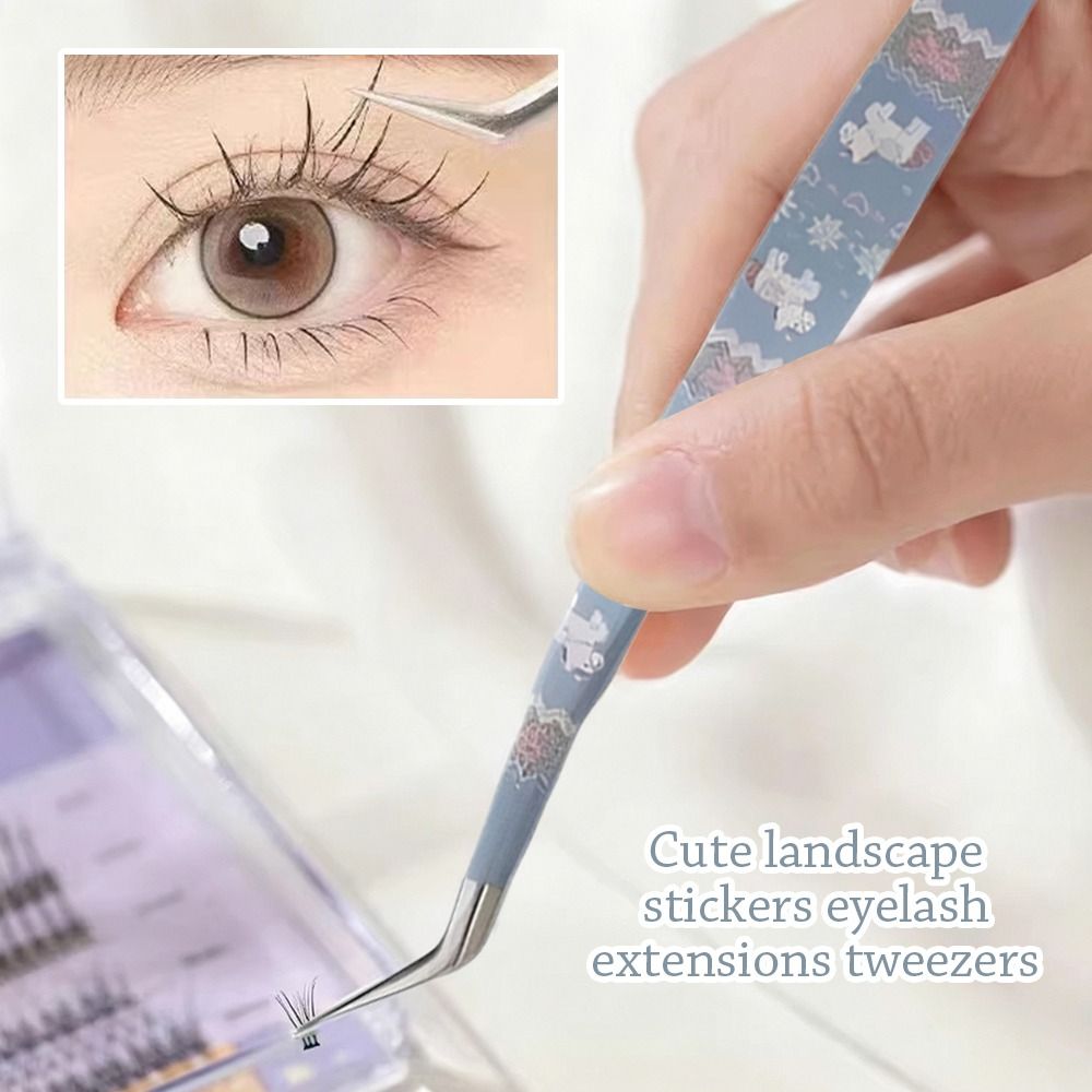 Pinzas Curvas de Acero Inoxida - Lash Mapping Sticker reseña y precio
