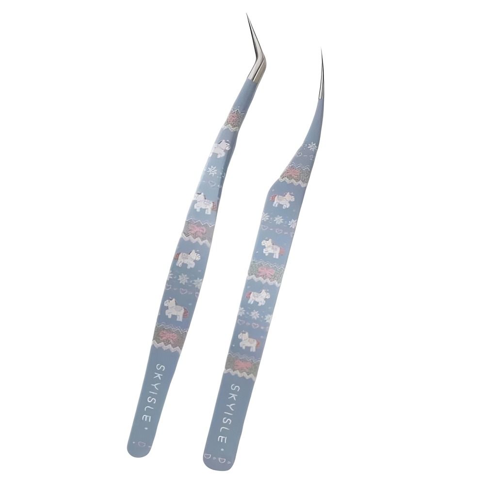 Pinzas Curvas de Acero Inoxida - Lash Mapping Sticker reseña y precio