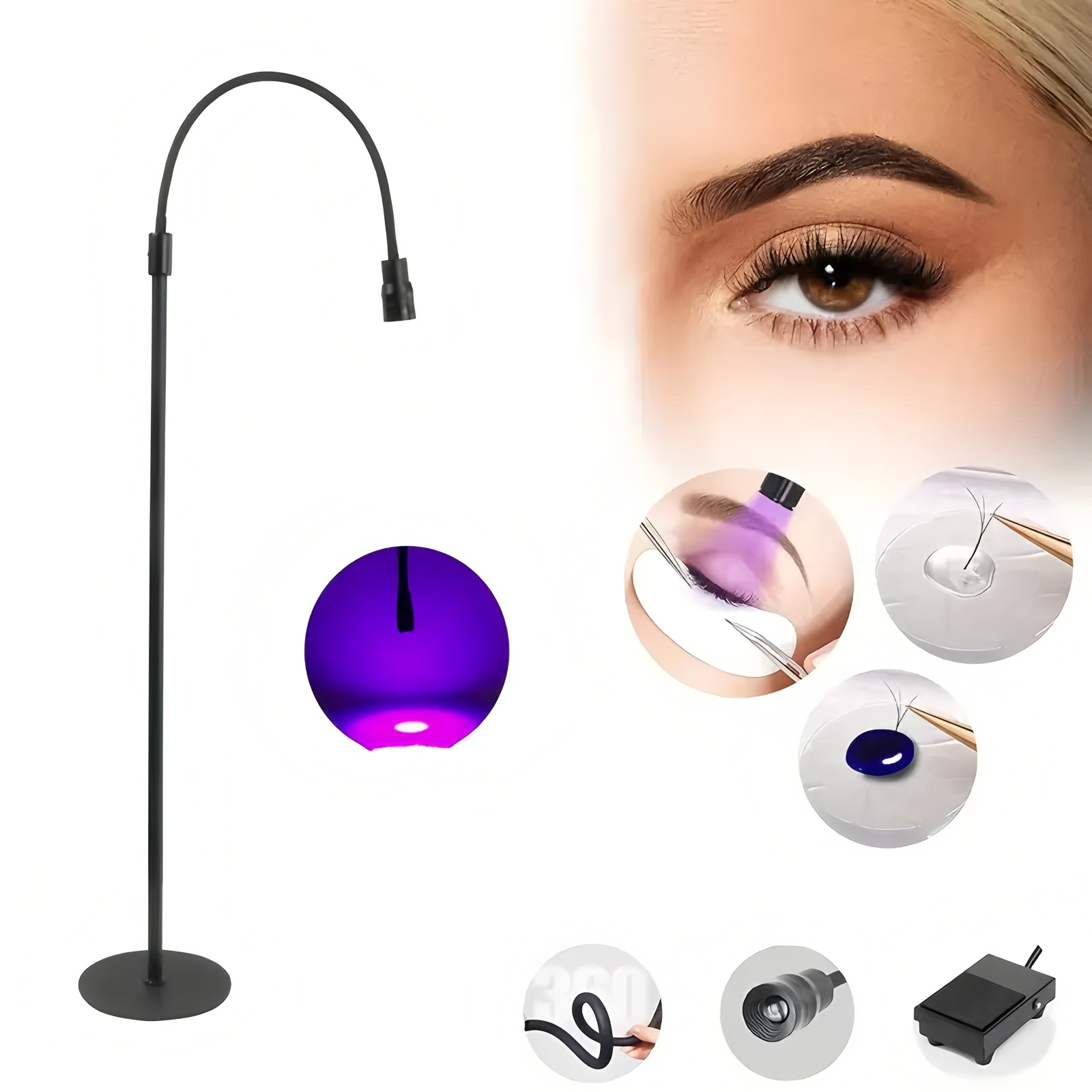 Luz LED de 5W para pestañas de - Eyelash Extension Led reseña y precio